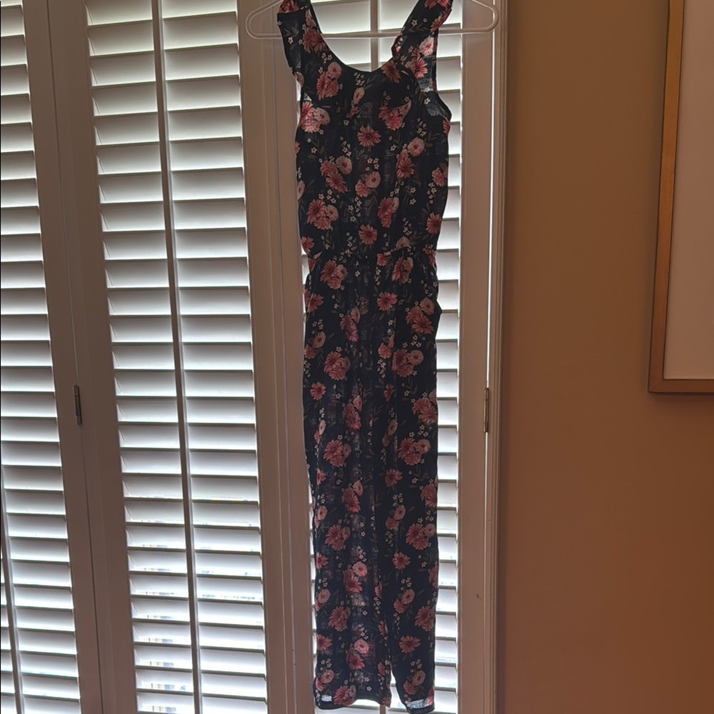Floral Kids Bodysuit - Pink and Black